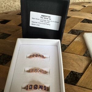 The Glow Up Rose Gold Plated Jewelry Set